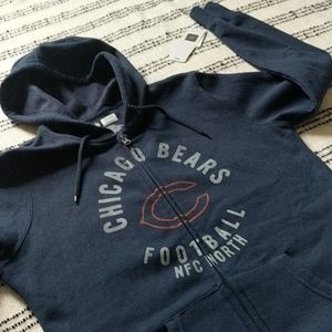 Chicago Bears Zip-Up Hoodie (Size Medium) New